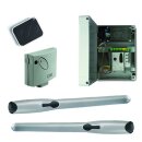 Drehtorantriebs Set WINGO35 2-flüglig, 1 Handsender, 1 Funkempfänger, mit Steuerung