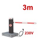 Mobile Komplettschranke MBAR 3m RAL 7015 mit...