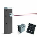 Solar-Set mit RAL 7015 Schranke SBAR (15Watt)  mit...