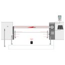 Solar-Set  mit RAL 7016 Schranke LBAR (30Watt)  mit...