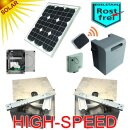 Solar-Set NICE HIGH-Speed Unterflurantrieb LFAB 24V bis...