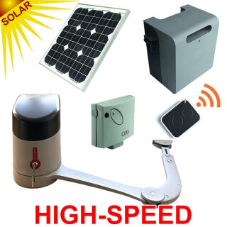 Solar-Set Hyke High-Speed Knickarm-Drehtorantrieb 1-flügelig
