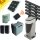 Solar Set Schiebetorantrieb Slight Kit mit 5 Zahnstangen Modul 4, max 400kg Torgewicht